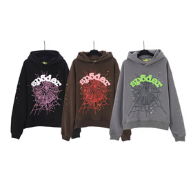 Sp5der Hooded Pullover Long-Sleeve Sweatshirt-4602